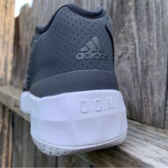Adidas Mens Basketball Sneaker Shoe D.O.N Issue Four Carbon - Picture 8 of 14